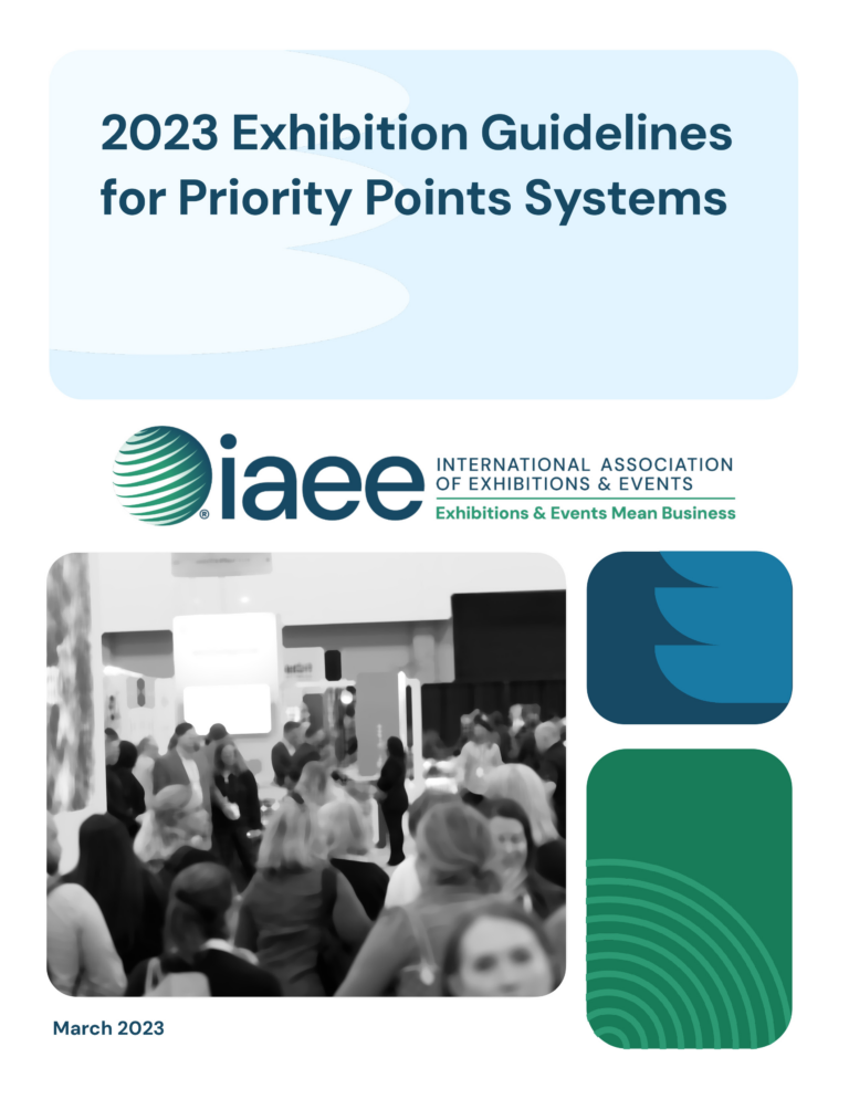 Report cover for IAEE Guidelines and Display Rules